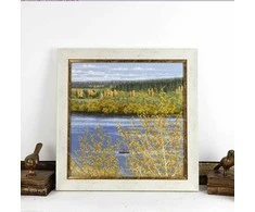 Zolotoe Runo Kryželių siuvinėjimo rinkinys Auksinės pakrantės, 36,8×36,8 cm