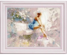 Zolotoe Runo Siuvinėjimo rinkinys kryželiu „Melodija“, Aida 16, 30.5×42 cm, 50 spalvų