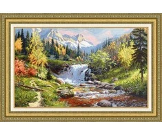 Zolotoe Runo Beldizart Kryželiu siuvinėjimo rinkinys "Kalnų upelis" 32.5 × 55 cm S/VM035