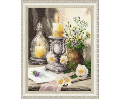 Zolotoe Runo Siuvinėjimo kryželiu rinkinys „Rami senojo kaimo diena“ 28,7×38,5 cm