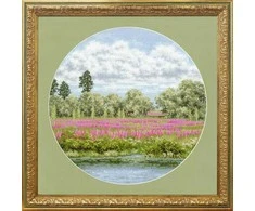 Zolotoe Runo Siuvinėjimo rinkinys kryželiu „Raudona vasara“, 31,7×31,7 cm