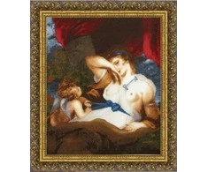 Zolotoe Runo Siuvinėjimo rinkinys kryželiu „Amūras atriša Veneros diržą“, 42×35 cm