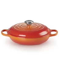 Ketaus puodas Le Creuset Gourmet su dangčiu, negilus, 3,5 l, 30 cm, oranžinis