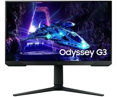 Monitorius - Samsung Odyssey G3 S24DG300EU 24", FHD, 180Hz, Juodas