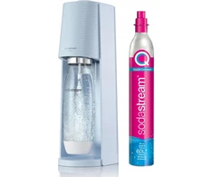 Gazuotų gėrimų gaminimo aparatas SodaStream Terra, šviesiai mėlynas