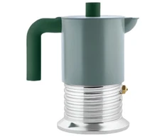 Alessi Vite PM01/3 GR Moka pot, 3 cups - Sage Žalias