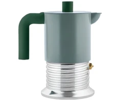 Alessi Vite PM01/6 GR Moka pot, 6 cups - Sage Žalias