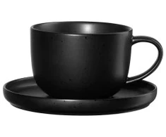 Asa Selection Coppa Kuro Teacup with a Saucer, 200 ml