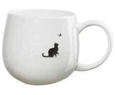 Asa Selection Mouga Footprints Cat Mug, 400 ml