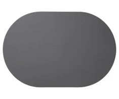 Asa Selection Oval Basalt Placemat, 49.5 x 33 cm