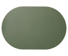 Asa Selection Oval Emerald Placemat, 49.5 x 33 cm