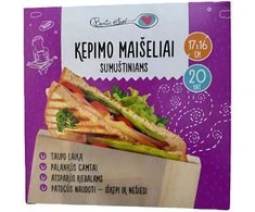 Beatos Virtuvė cooking bags (for sandwiches), 17 x 16 cm, 20 pcs.