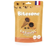 Bitecone Mini Cones with Milk Chocolate &amp; Salted Butter Caramel Filling, 100 g