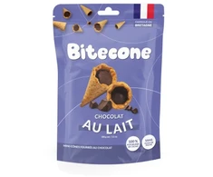 Bitecone Mini Cones with Milk Chocolate Filling, 100 g