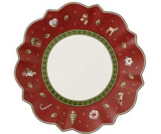 Bread plate Villeroy &amp; Boch Toy's Delight Raudona, 17.9 cm