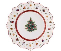 Breakfast/dessert plate Villeroy &amp; Boch Toy's Delight Baltas, 24.4 cm