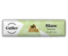 Chocolate bar Galler Baltas Pistachios, 65 g