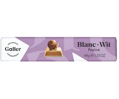 Chocolate bar Galler Baltas Praliné, 44 g