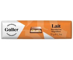Chocolate bar Galler Lait Mandarine Napoleon, 70 g
