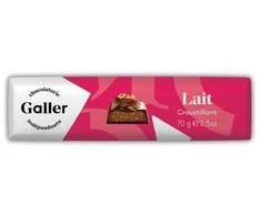 Chocolate bar Galler Milk Crunchy, 70 g
