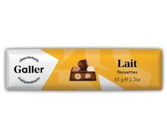 Chocolate bar Galler Milk Hazelnuts, 65 g