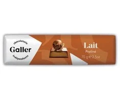 Chocolate bar Galler Milk Praliné, 70 g