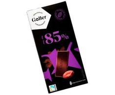 Chocolate tablet Galler Dark 85%, 80 g