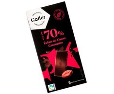 Chocolate tablet Galler Dark Cocoa Nibs, 80 g