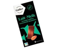Chocolate tablet Galler Milk Almonds, 80 g