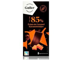 Chocolate tablet Galler Noir Eclats De Caramel, 80 g