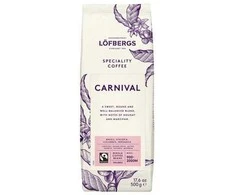 Coffee beans Löfbergs Carnival Fairtrade, 500g