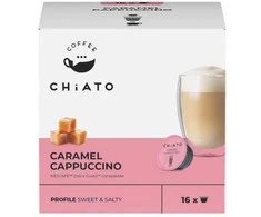 Coffee Friend Coffee capsules compatible with NESCAFÉ® Dolce Gusto® CHiATO Caramel Latte, 16 pcs.
