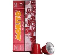 Coffee capsules compatible with Nespresso® Mokito Intenso, 10 pcs.
