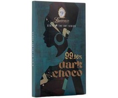 Dark chocolate with 99.6% cacao Laurence, 80 g