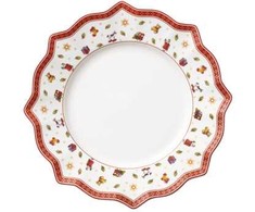 Dinner plate Villeroy &amp; Boch Toy's Delight Baltas, 28.4 cm