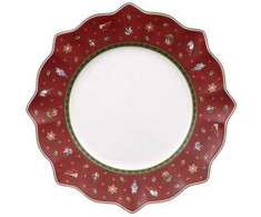 Dinner plate Villeroy &amp; Boch Toy's Delight Raudona, 28.4 cm