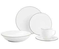 Dinner set Salt&amp;Pepper Puro Baltas, 20 pcs.