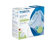 Vandens filtravimo ąsotis BRITA Style Eco 2.4L, mėlynos spalvos su 2x MAXTRA PRO filtrais