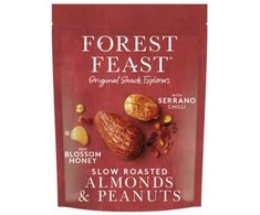 Forest Feast almonds &amp; peanuts with honey and chilli, 120 g