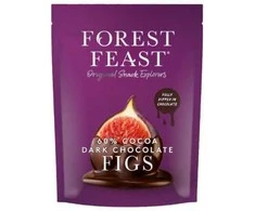 Forest Feast dark chocolate-coated figs, 140 g