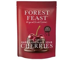 Forest Feast dark chocolate-coated sour cherries, 120 g