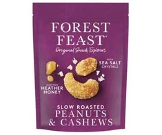 Forest Feast peanuts &amp; cashews with honey and sea salt, 120 g