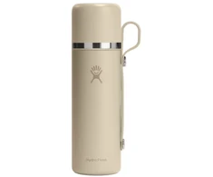 Gertuvė Hydro Flask Hydroflask Hot Flask &amp; Cup Oat Thermal Bottle with a Cup, 828 ml