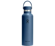 Gertuvė Hydro Flask Standard Mouth Flex Cap Harbor Mėlyna Thermal Bottle, 621 ml