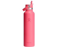 Gertuvė Hydro Flask Standard Mouth Flex Straw Cap Popstar Rožinė Thermal Bottle, 621 ml