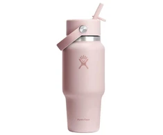 Gertuvė Hydro Flask Wide Mouth Flex Straw Cap Trillium Travel Bottle, 710 ml