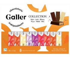 Gift box mini bars Galler Mini Batons Assortment, 18 pcs.
