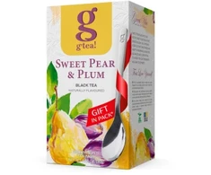 g’tea! Sweet Pear &amp; Plum Juodas Tea, 20 pcs.