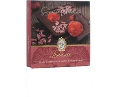 Handmade milk chocolate with strawberries Laurence, 100 g