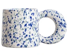 Homla MORNE Spotted Mėlyna Mug, 300 ml
